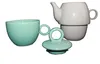 007, Tea for One Teekanne beige, Teetasse + Deckel mint Produktbild-Vorschau 5