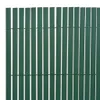 vidaXL Płot ogrodowy dwustronny PVC 150×500 cm Zielony Podgląd zdjęcia produktu 5