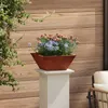 vidaXL Fioriera da giardino Rusty 35 x 35 x 15 cm Acciaio Anteprima dell’immagine prodotto 4