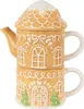 Clayre & Eef Tea for One Lebkuchenhaus 550 ml / 450 ml Produktbild-Vorschau 1