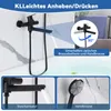 ZMH miscelatore da bagno nero con 3 funzioni doccia a mano Anteprima dell’immagine prodotto 8
