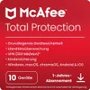 McAfee Total Protection software features and subscription details. Produktbild-Vorschau
