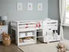 BELIANI Łóżko dziecięce białe drewno kauczkowe 90 x 200 cm Podgląd zdjęcia produktu 2