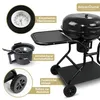 deluxe4home® Kugelgrill Ø55 cm mit Ablagefläche I Rollbarer Produktbild-Vorschau 4