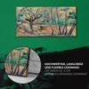 Wandbild Leinwand Bilder mit Uhr 60x30 Mühlstein und Produktbild-Vorschau 5