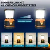 Toboli Batteriebetriebene Campinglampe mit 4 Leuchtmodi LED Produktbild-Vorschau 4