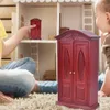 Miniaturní skříň ze dřeva v měřítku 1:12 ve vintage stylu, Náhled obrázku produktu 6