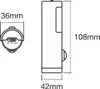 Technical drawing with dimensions of a product. Produktbild-Vorschau