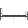 Bettgestell mit Kopf- und Fußteil Metall Schwarz 100x190 cm Produktbild-Vorschau 6