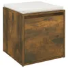 vidaXL Szuflada z wędzonego dębu 40,5x40x40 cm materiał Podgląd zdjęcia produktu 3