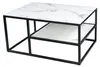 Couchtisch 90cm Marmor Design Tisch Modern Wohnzimmer JETZT Produktbild-Vorschau 1