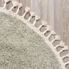 Dywan okrągły z długim włosiem - Lofty Fringe Miętowy Podgląd zdjęcia produktu 4