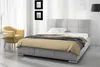 Polsterbett Bett Doppelbett HANNES Kunstleder Grau Produktbild-Vorschau 1