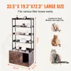 VEVOR Katzentoilette-Gehäuse, versteckte Produktbild-Vorschau 3