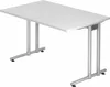 bümö Schreibtisch Serie-N - Nachbildung: Weiß, Größe:  120 Produktbild-Vorschau 1