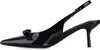 VAN HILL Damen Slingpumps Pumps Spitze Stiletto Schleifen Produktbild-Vorschau 2