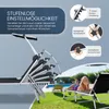 Sonnenliege klappbar – Leichte Gartenliege aus Aluminium Produktbild-Vorschau 4