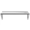 Mensola a Muro 100x45x31 cm Argento in Acciaio Inossidabile Anteprima dell’immagine prodotto 4