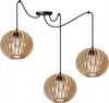 Moderne Led-Deckenhängelampe Aus Holz Produktbild-Vorschau 1