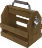 Portabottiglie in legno con apribottiglie in metallo Anteprima dell’immagine prodotto 12