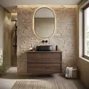 Badplaats Waschbeckenunterschrank Mali 80 x 46 cm Walnuss Produktbild-Vorschau 5
