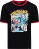 KING KEROSIN Ringer T-Shirt Mit Artwork-Motiv Paris Schwarz Produktbild-Vorschau 1