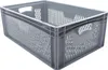 Eurobox 60 x 40 x 22 cm, 41,7 L, durchbrochen, grau Produktbild-Vorschau 1