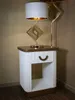 Mauro Ferretti Nachttisch Tolosa, 48x40x62 cm, weiß-braun Produktbild-Vorschau 9