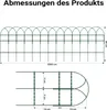 Wiltec Gartenzaun 0,4 x 25 m grün, Maschendrahtzaun Stahl Produktbild-Vorschau 3