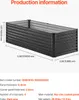 Kovová vyvýšená postel VEVOR 1800 x 895 x 600 mm. Náhled obrázku produktu 7