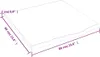 Tischplatte 60x60x2 cm Massivholz Eiche Unbehandelt Produktbild-Vorschau 6