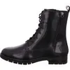 A black lace-up boot is shown against a white background. Produktbild-Vorschau
