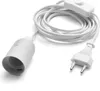 Lampenfassung max. 60W E27 Weiß 3,5m Kabel mit Stecker & Produktbild-Vorschau 2