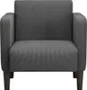 vidaXL Sessel mit Armlehnen Dunkelgrau 54 cm Cordstoff Produktbild-Vorschau 3