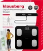 Klausberg Personenwaage mit Körperfett- und Produktbild-Vorschau 6