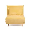HOMLA Sofa SOLACE 1-osobowa, z funkcją spania sztruksowa Podgląd zdjęcia produktu 3