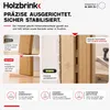 HOLZBRINK Holzkeile aus natürlichem Holz, 50 Stück, 11,7 x Produktbild-Vorschau 7