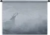 MuchoWow® Wandteppich Wandbehang Hirsche - Nebel - Natur Produktbild-Vorschau 1