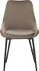 Satz von 6 Stühlen MASURIE - Velours - Farbe taupe Produktbild-Vorschau 3