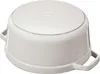 Staub Round Cast Iron Pot - 6.7 ltr  White Truffle Anteprima dell’immagine prodotto 4