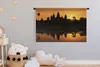 MuchoWow® Wandteppich Wandbehang Roter Himmel über dem Produktbild-Vorschau 3