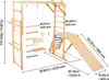 SucceBuy Indoor Spielplatz Klettergerüst (8-in-1) aus Holz, Produktbild-Vorschau 8
