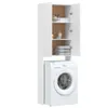 vidaXL Waschmaschinenschrank Weiß modern 64x25,5x190 cm Produktbild-Vorschau 7