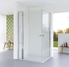 Duschkabine Eckeinstieg 120x100cm  Eckdusche Duschwand Produktbild-Vorschau 1