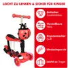 Habib 3in1 Kinderroller ab 3 Jahre | Marienkäfer Sitz LED Produktbild-Vorschau 2