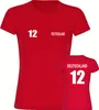 multifanshop Damen T-Shirt - Deutschland - Trikot Nummer Produktbild-Vorschau 1