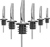 com-four® 6x Flaschenausgießer Edelstahl – Dosier, Produktbild-Vorschau 1