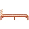 Massivholzbett ohne Matratze Wachsbraun 75x190 cm Produktbild-Vorschau 5