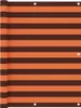 vidaXL Balkónová zástena oranžová a hnedá 120x500 cm Oxford Náhľad obrázku produktu 5