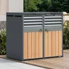 Merax Mülltonnenbox mit Klappdeckel, Mülltonnenverkleidung Produktbild-Vorschau 9